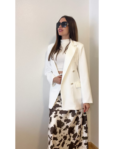 FALDA SATINADA COW